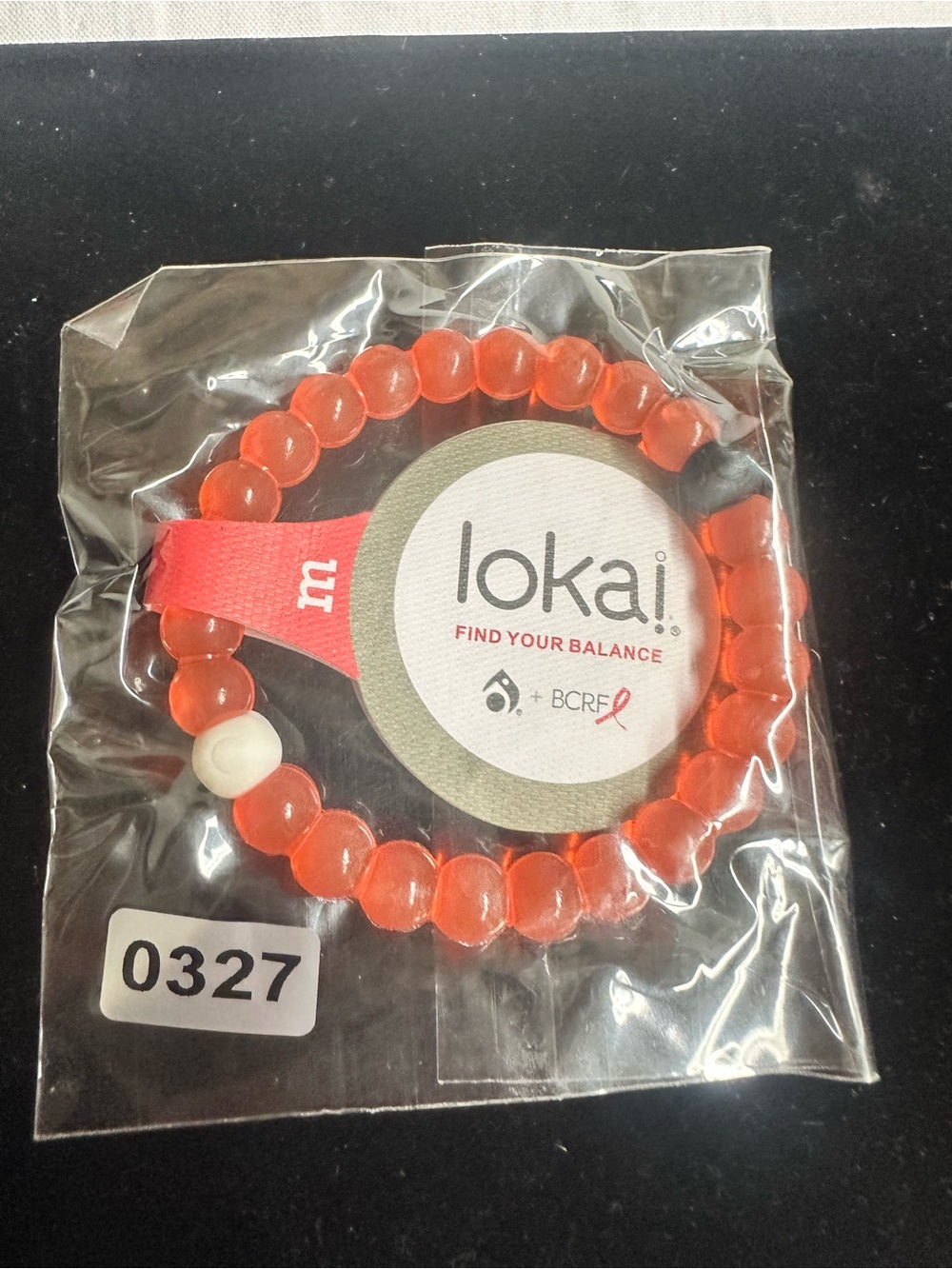 Lokai Kids Red Beaded Balance Bracelet with Signature Beads